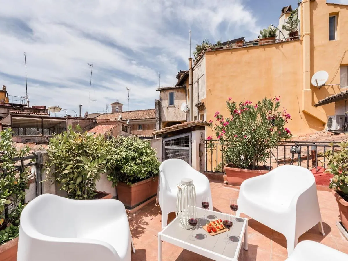 The Best Rent - Two-Bedroom Apartment With Terrace Near Trevi Fountain Rzym